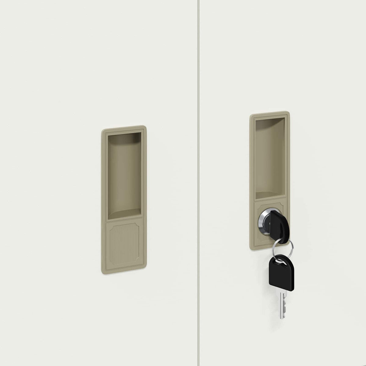 vidaXL Storage Cabinet 2 pcs White 60 x 40 x 175 cm Steel Lockable