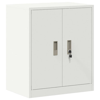 vidaXL Storage Cabinet 2 pcs White 60 x 40 x 175 cm Steel Lockable