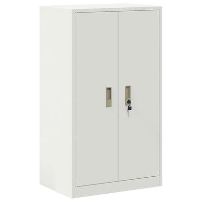 vidaXL Storage Cabinet 2 pcs White 60 x 40 x 175 cm Steel Lockable