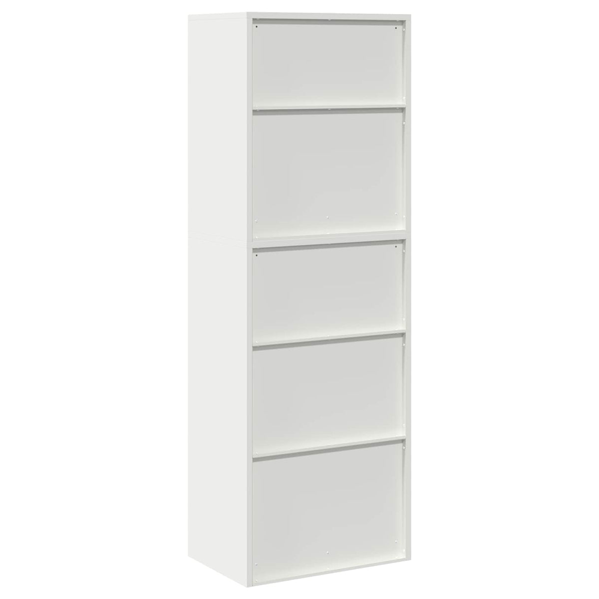 vidaXL Storage Cabinet 2 pcs White 60 x 40 x 175 cm Steel Lockable