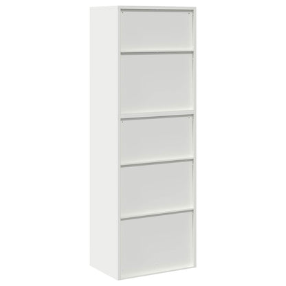 vidaXL Storage Cabinet 2 pcs White 60 x 40 x 175 cm Steel Lockable