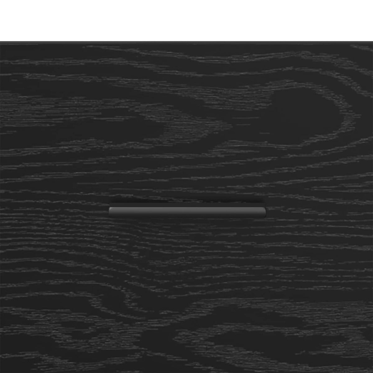 vidaXL Bedside Cabinet Black Oak 40 x 30 x 50 cm Engineered Wood