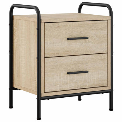 vidaXL Bedside Cabinet Sonoma Oak 40 x 30 x 50 cm Engineered Wood