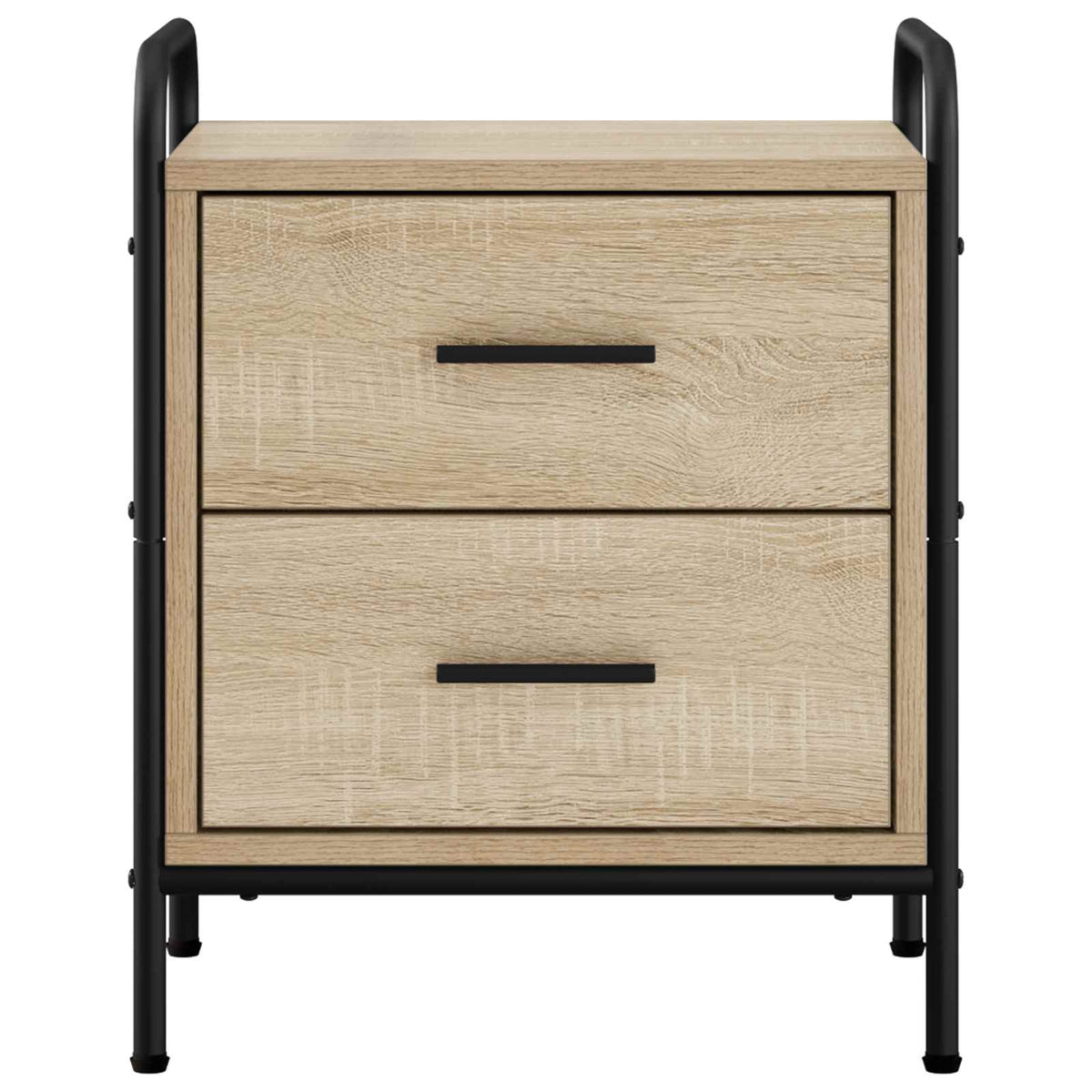 vidaXL Bedside Cabinet Sonoma Oak 40 x 30 x 50 cm Engineered Wood