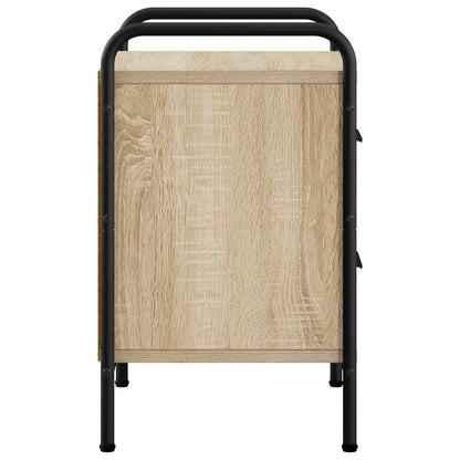 vidaXL Bedside Cabinet Sonoma Oak 40 x 30 x 50 cm Engineered Wood