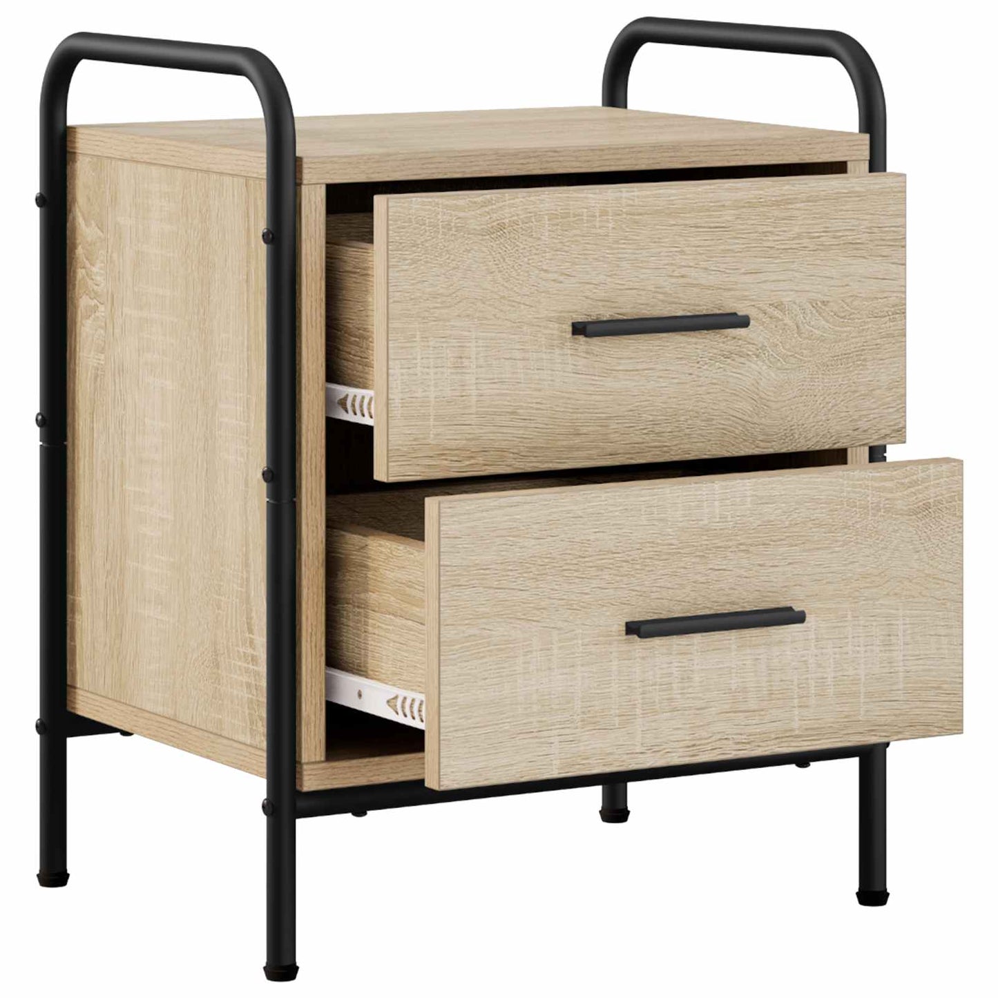vidaXL Bedside Cabinet 2 pcs Sonoma Oak 40 x 30 x 50 cm
