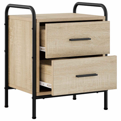 vidaXL Bedside Cabinet 2 pcs Sonoma Oak 40 x 30 x 50 cm