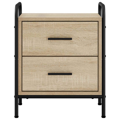 vidaXL Bedside Cabinet 2 pcs Sonoma Oak 40 x 30 x 50 cm