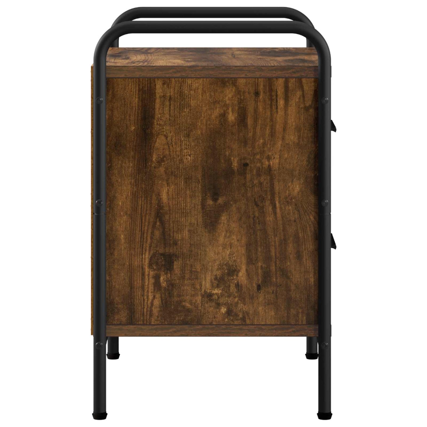 vidaXL Bedside Cabinet Smoked Oak 40 x 30 x 50 cm Engineered Wood