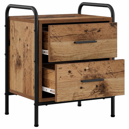 vidaXL Bedside Cabinet Oak Wood 40 x 30 x 50 cm Engineered Wood
