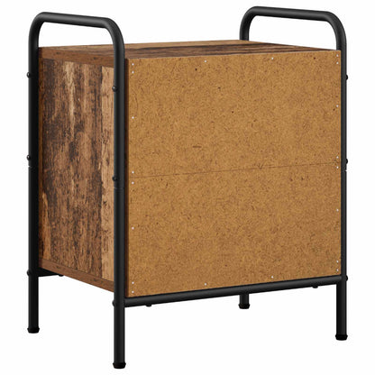 vidaXL Bedside Cabinet Oak Wood 40 x 30 x 50 cm Engineered Wood
