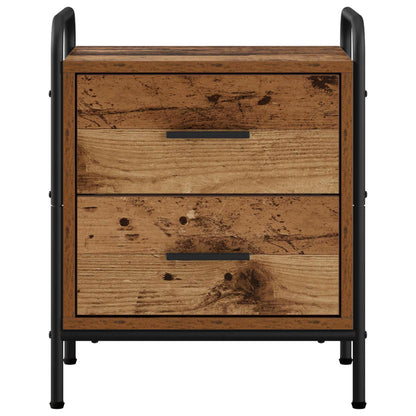 vidaXL Bedside Cabinet Oak Wood 40 x 30 x 50 cm Engineered Wood