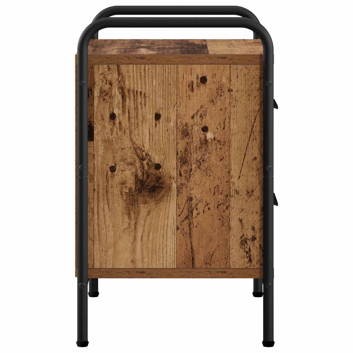 vidaXL Bedside Cabinet 2 pcs Old Wood 40 x 30 x 50 cm Engineered Wood
