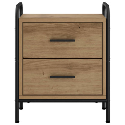 vidaXL Bedside Cabinet Artisan Oak 40 x 30 x 50 cm Engineered Wood