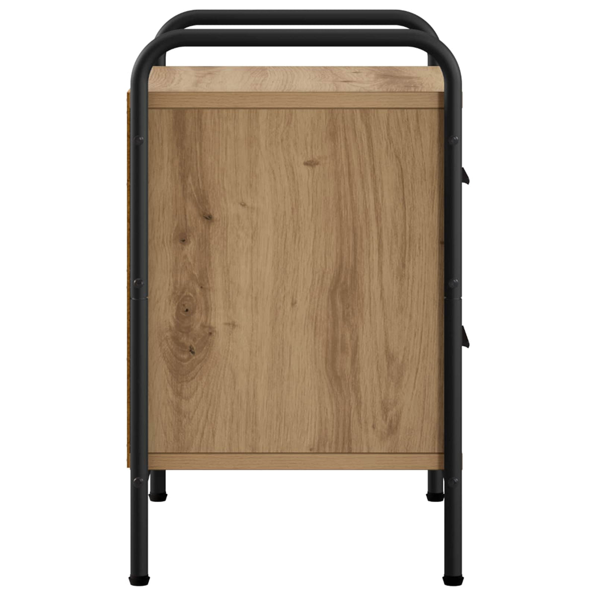 vidaXL Bedside Cabinet Artisan Oak 40 x 30 x 50 cm Engineered Wood
