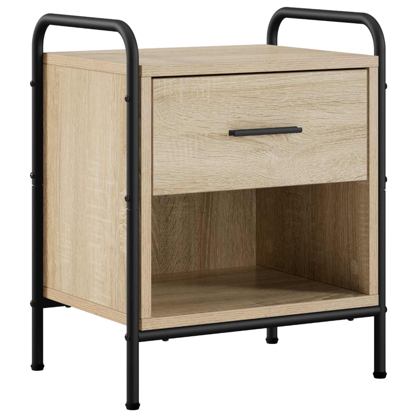 vidaXL Bedside Cabinet Sonoma Oak 40 x 30 x 50 cm Engineered Wood