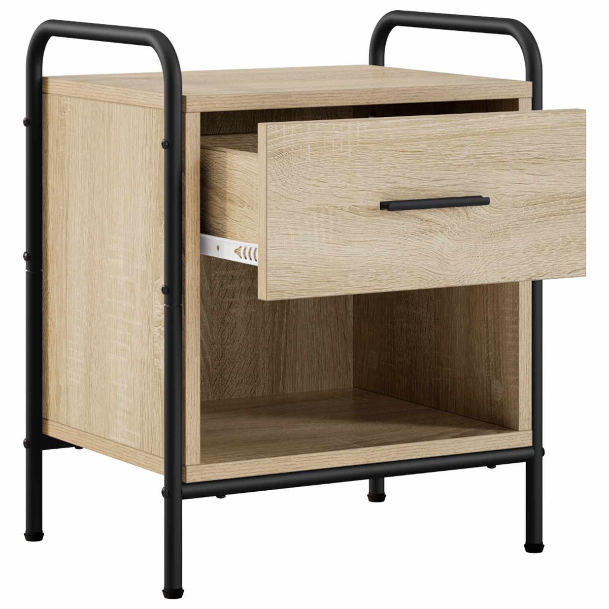 vidaXL Bedside Cabinet Sonoma Oak 40 x 30 x 50 cm Engineered Wood