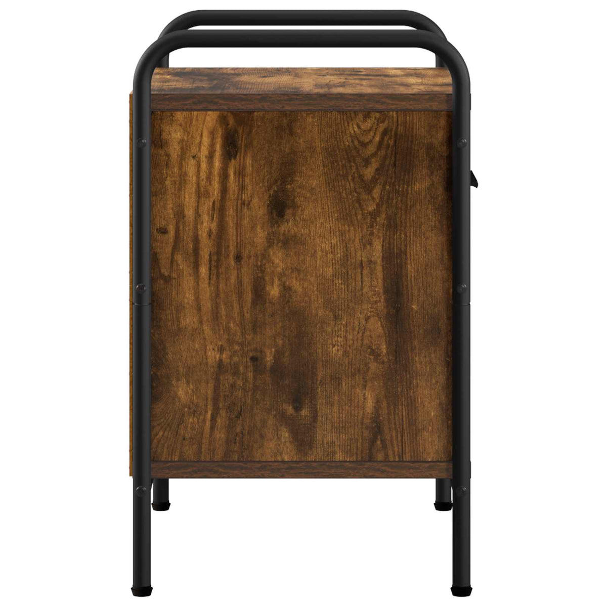 vidaXL Bedside Cabinet Smoked Oak 40 x 30 x 50 cm Engineered Wood