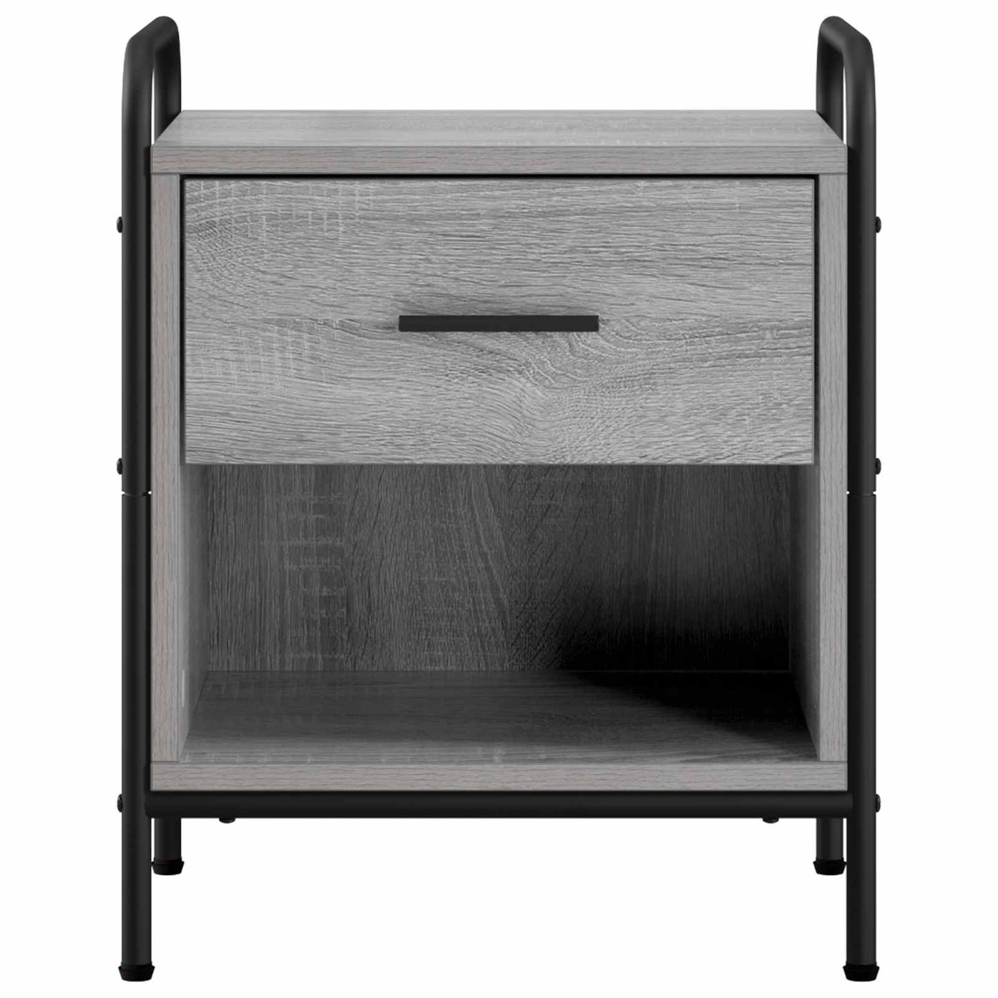 vidaXL Bedside Cabinet 2 pcs Grey Sonoma 40 x 30 x 50 cm