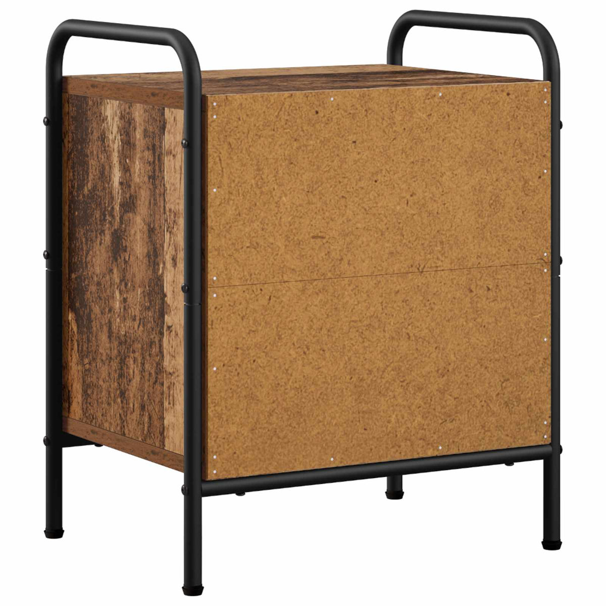 vidaXL Bedside Cabinet Old Wood 40 x 30 x 50 cm Engineered Wood