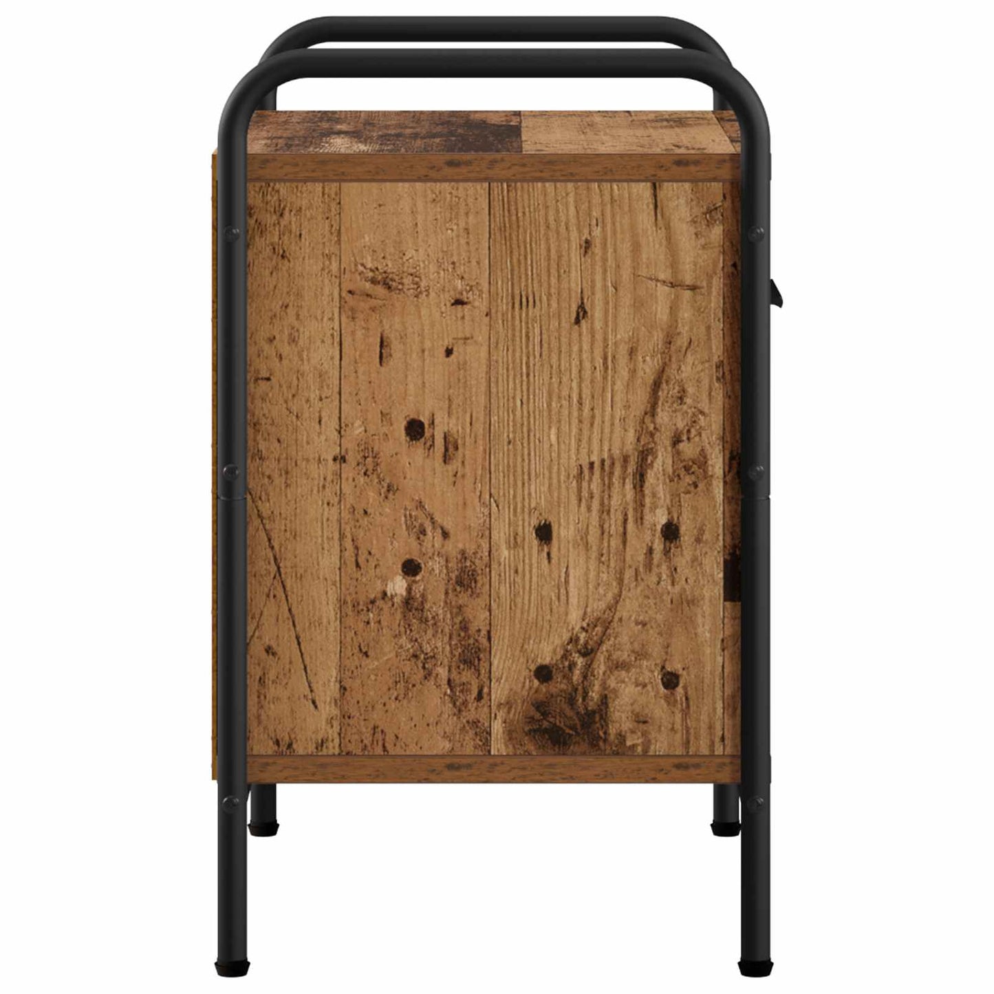vidaXL Bedside Cabinet Old Wood 40 x 30 x 50 cm Engineered Wood