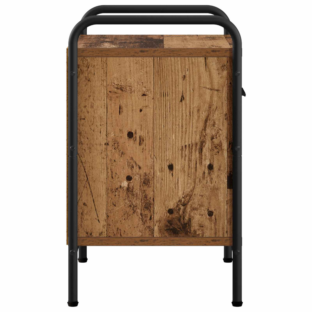 vidaXL Bedside Cabinet 2 pcs Old Wood 40 x 30 x 50 cm Engineered Wood