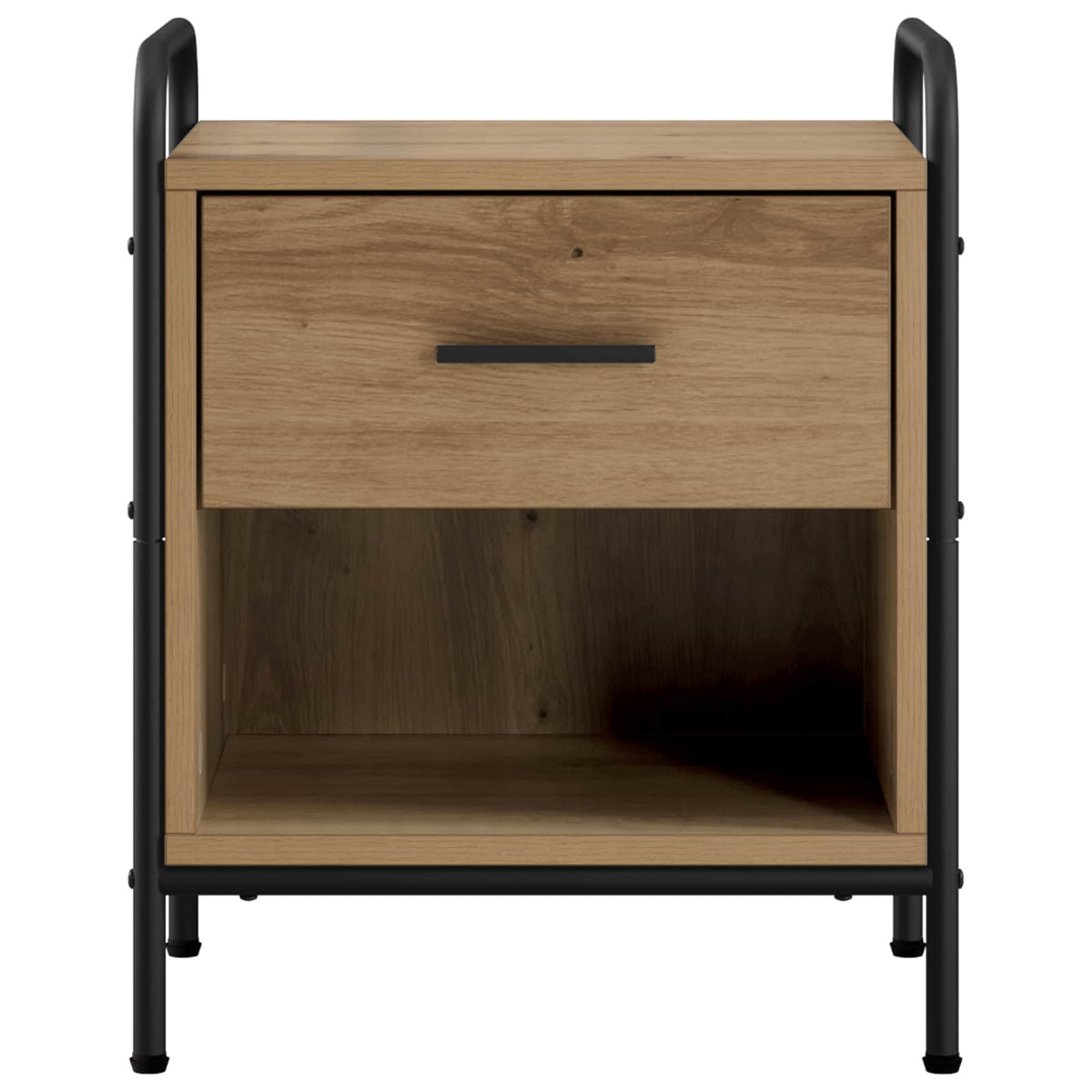 vidaXL Bedside Cabinet Artisan Oak 40 x 30 x 50 cm Engineered Wood