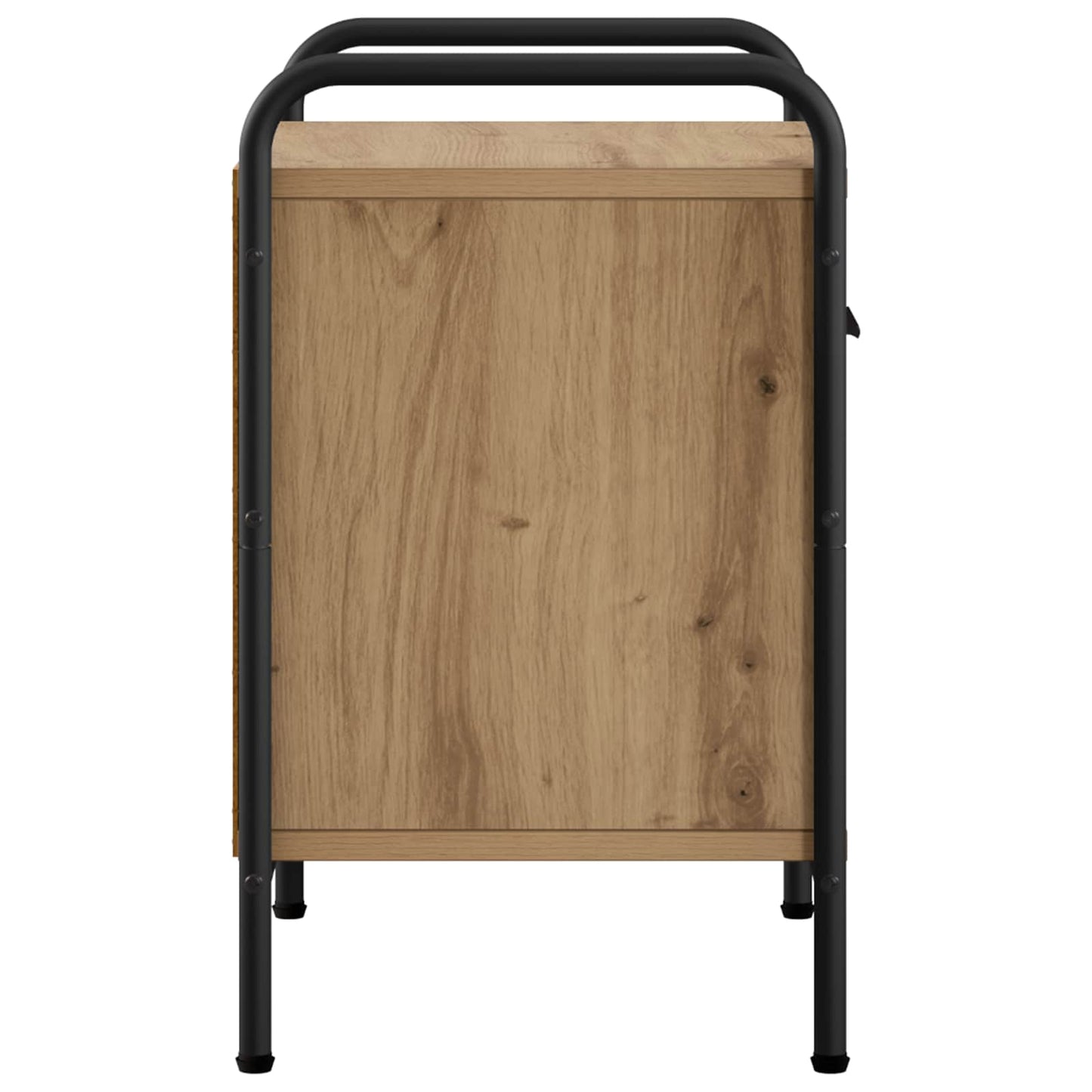 vidaXL Bedside Cabinet Artisan Oak 40 x 30 x 50 cm Engineered Wood
