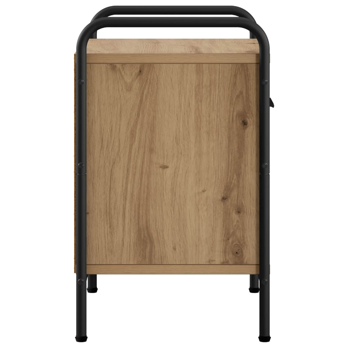 vidaXL Bedside Cabinet Artisan Oak 40 x 30 x 50 cm Engineered Wood