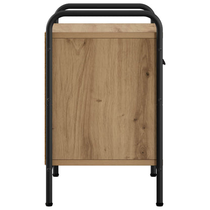 vidaXL Bedside Cabinet Artisan Oak 40 x 30 x 50 cm Engineered Wood