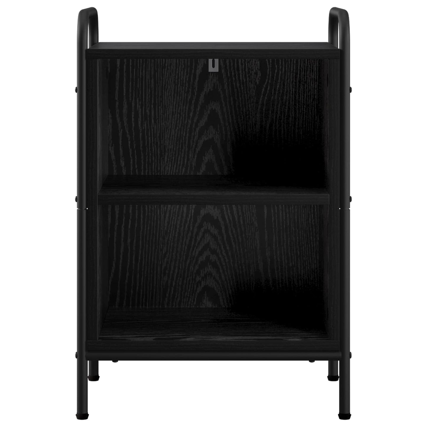 vidaXL Bedside Cabinet Black Oak 40 x 30 x 60 cm Engineered Wood