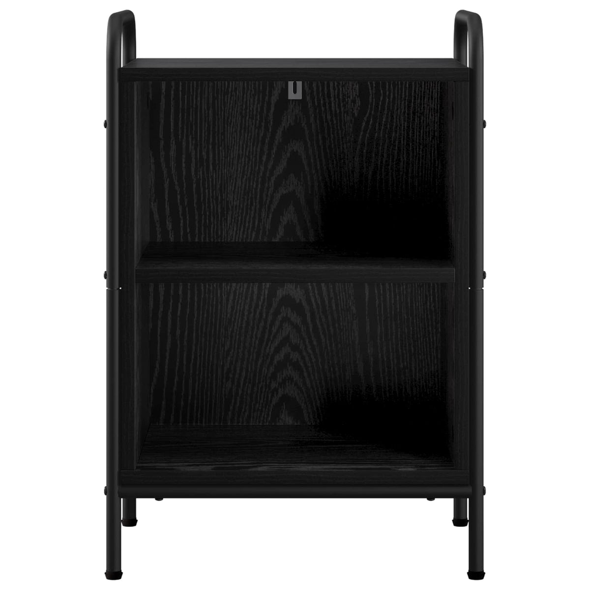 vidaXL Bedside Cabinet Black Oak 40 x 30 x 60 cm Engineered Wood