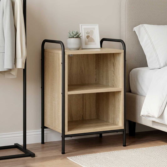 vidaXL Bedside Cabinet Sonoma Oak 40 x 30 x 60 cm Engineered Wood