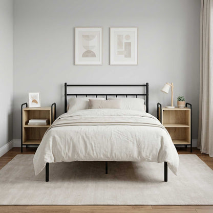 vidaXL Bedside Cabinet 2 pcs Sonoma Oak 40 x 30 x 60 cm