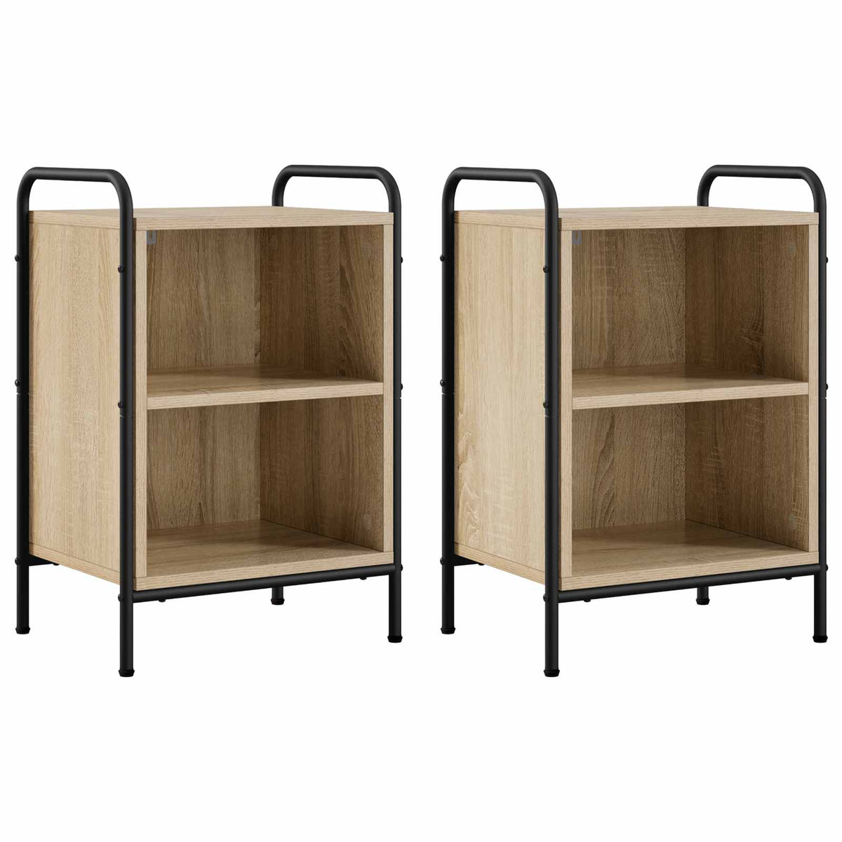 vidaXL Bedside Cabinet 2 pcs Sonoma Oak 40 x 30 x 60 cm