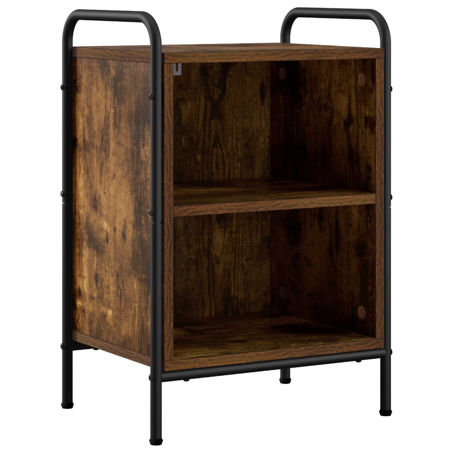 vidaXL Bedside Cabinet Smoked Oak 40 x 30 x 60 cm Engineered Wood