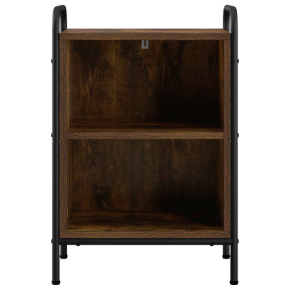 vidaXL Bedside Cabinet Smoked Oak 40 x 30 x 60 cm Engineered Wood