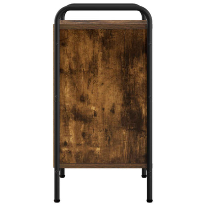 vidaXL Bedside Cabinet Smoked Oak 40 x 30 x 60 cm Engineered Wood