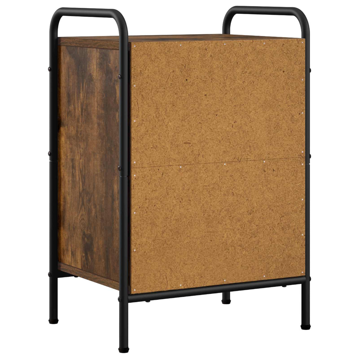 vidaXL Bedside Cabinet 2 pcs Smoked Oak 40 x 30 x 60 cm