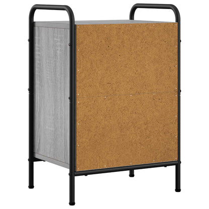 vidaXL Bedside Cabinet Grey Sonoma 40 x 30 x 60 cm Engineered Wood