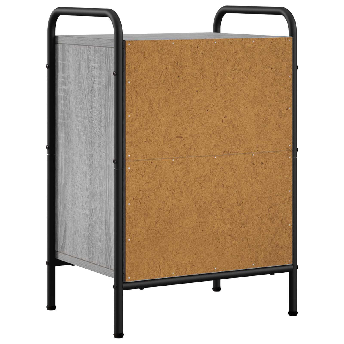 vidaXL Bedside Cabinet 2 pcs Grey Sonoma 40 x 30 x 60 cm