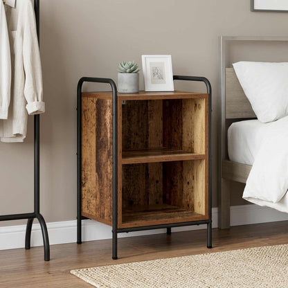 vidaXL Bedside Cabinet Old Wood 40 x 30 x 60 cm Engineered Wood