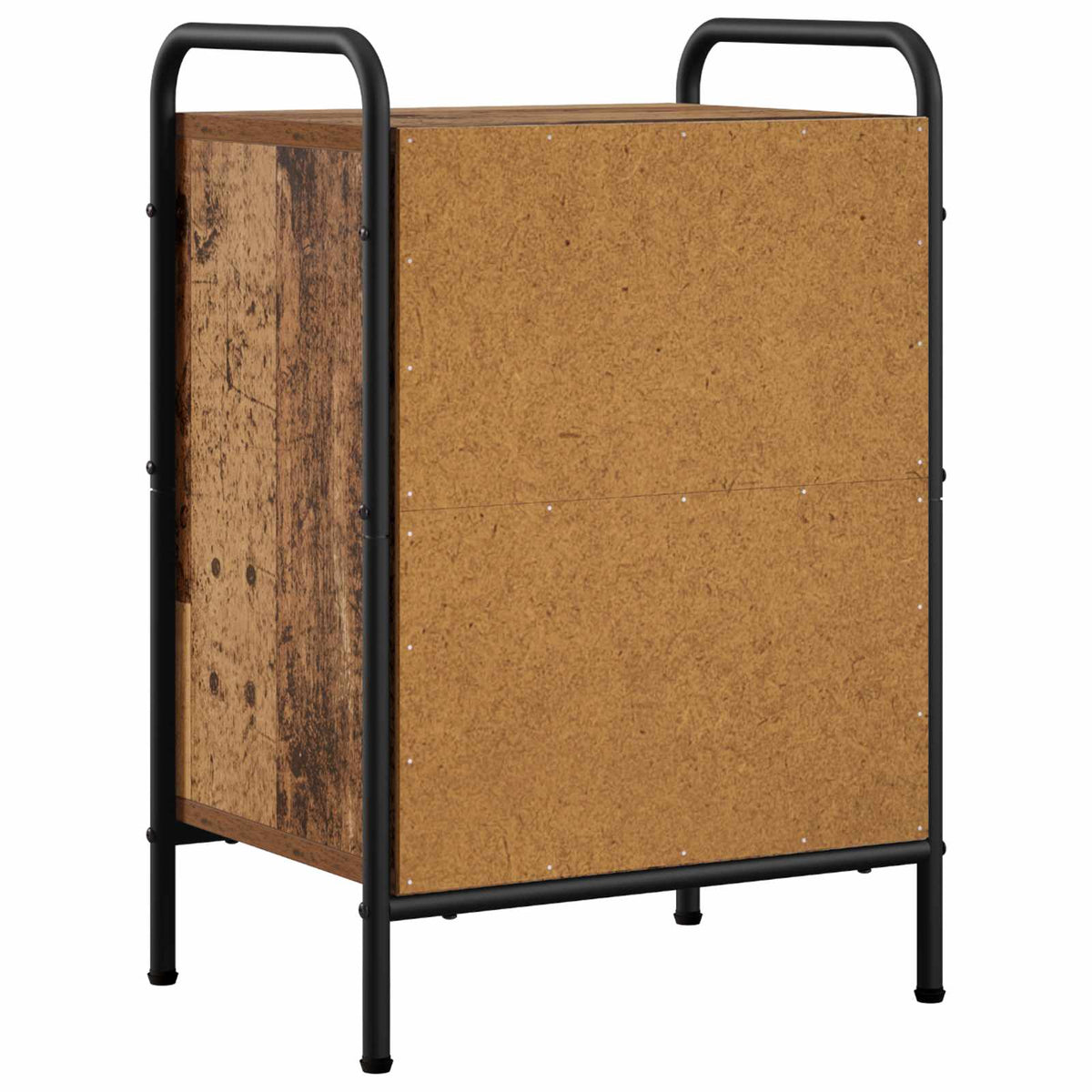 vidaXL Bedside Cabinet 2 pcs Old Wood 40 x 30 x 60 cm Engineered Wood