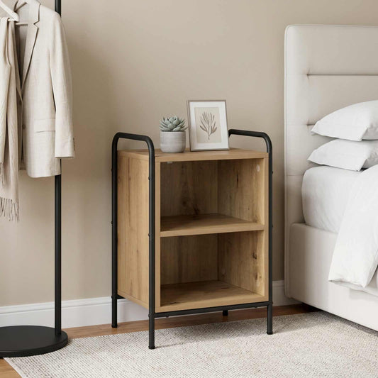 vidaXL Bedside Cabinet Artisan Oak 40 x 30 x 60 cm Engineered Wood