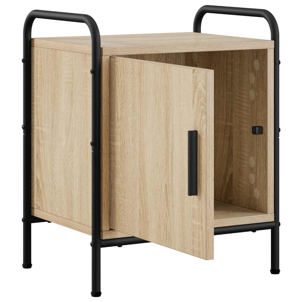 vidaXL Bedside Cabinet Sonoma Oak 40 x 30 x 50 cm Engineered Wood