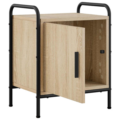 vidaXL Bedside Cabinet Sonoma Oak 40 x 30 x 50 cm Engineered Wood