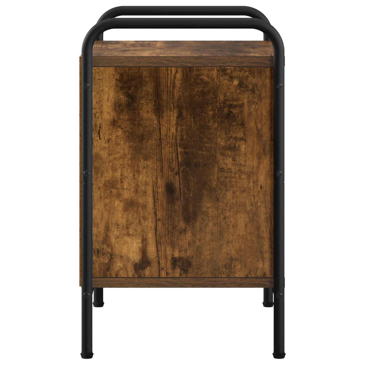 vidaXL Bedside Cabinet Smoked Oak 40 x 30 x 50 cm Engineered Wood