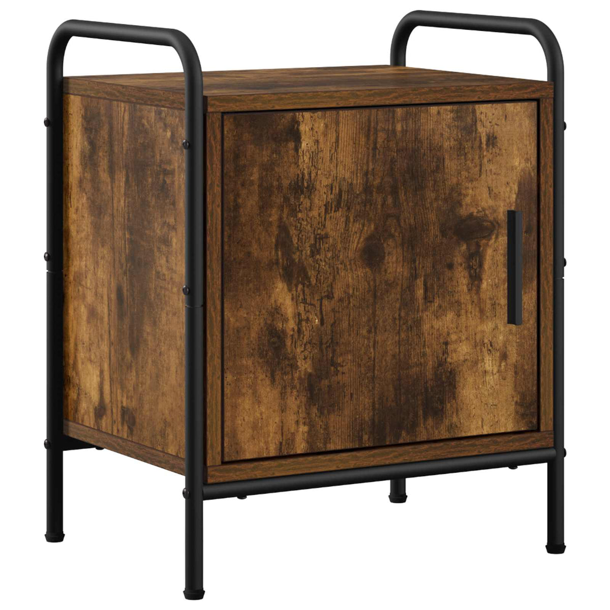 vidaXL Bedside Cabinet 2 pcs Smoked Oak 40 x 30 x 50 cm