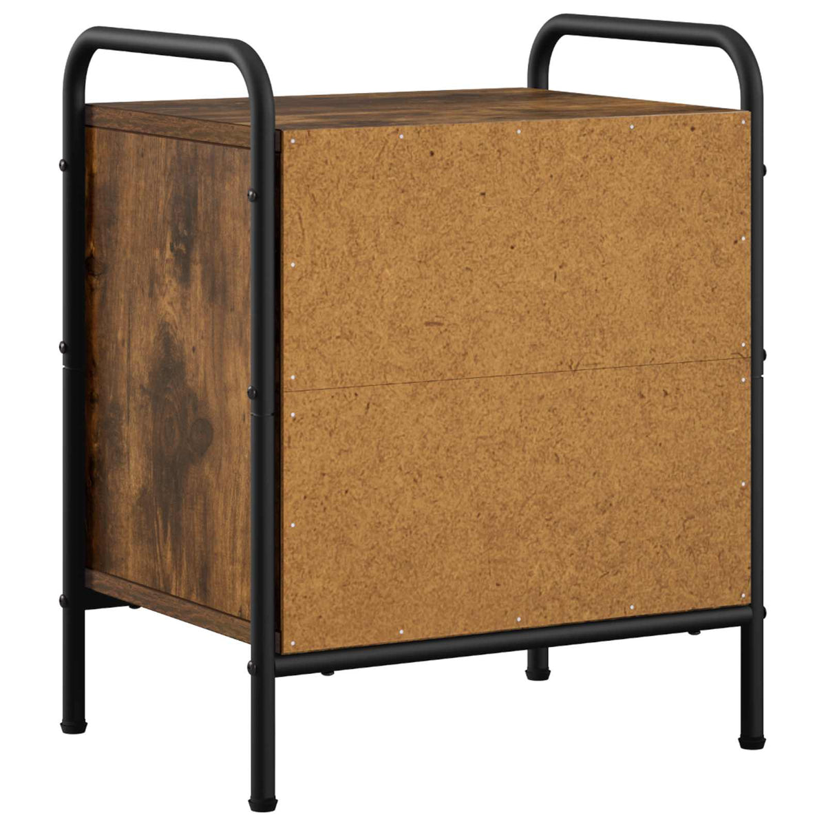vidaXL Bedside Cabinet 2 pcs Smoked Oak 40 x 30 x 50 cm