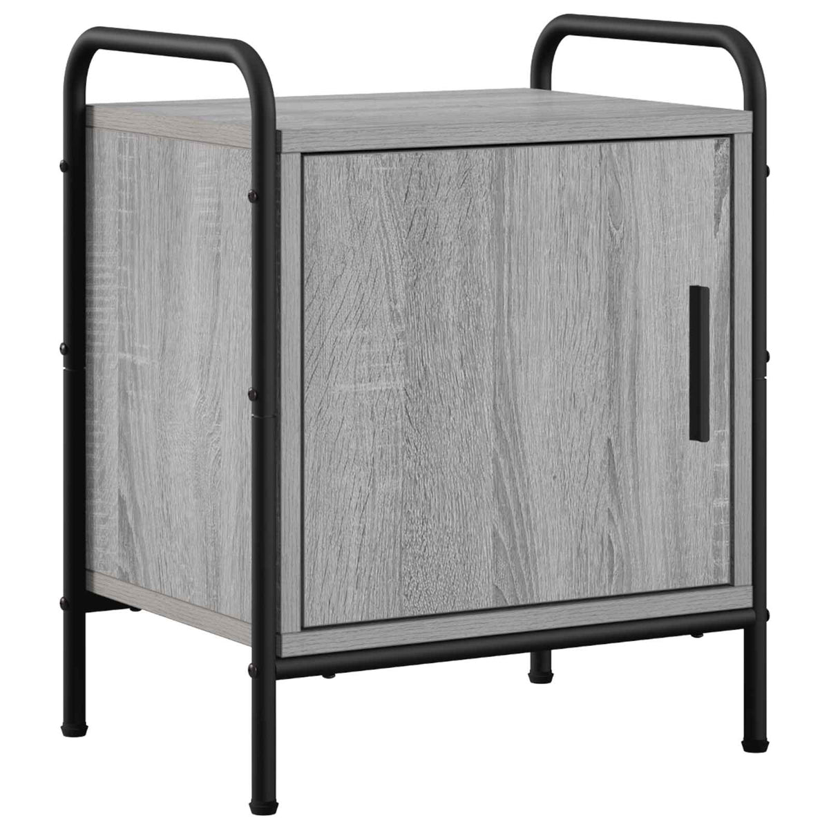 vidaXL Bedside Cabinet 2 pcs Grey Sonoma 40 x 30 x 50 cm